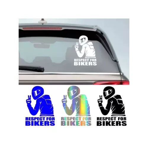 1 pièces réinitialiser les motards Auto moto voiture autocollant amovible Stickers3D autocollants réfléchissants décalcomanies