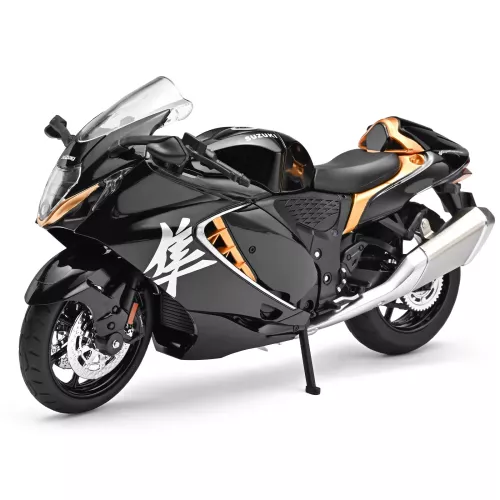 Scala 1:12 Suzuki Hayabusa GSX250R modèle de moto jouet voiture corps en alliage pneus en caoutchouc musique lumière modèles de moteur article de coll