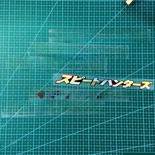 Autocollant de moto SPEEDHUNTERS, 1 pièce, pour casque de moto, carénage avant, carrosserie de voiture, pare-brise avant, Scooter électrique, autocoll