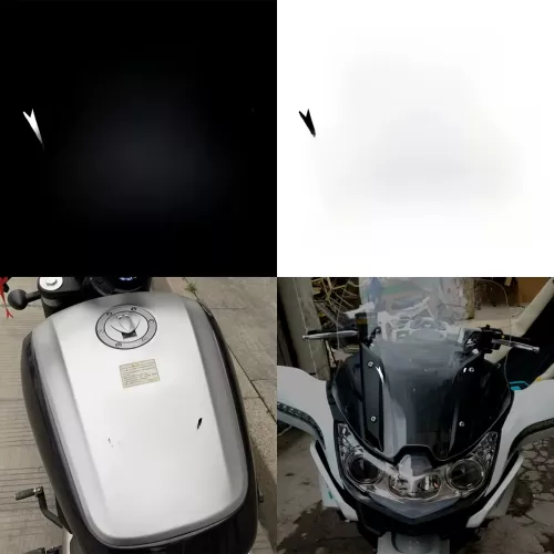 Autocollants réfléchissants diable Grimace pour voiture, carrosserie de Moto, pare-brise, casque de Moto, réservoir de carburant, accessoires pour Kaw
