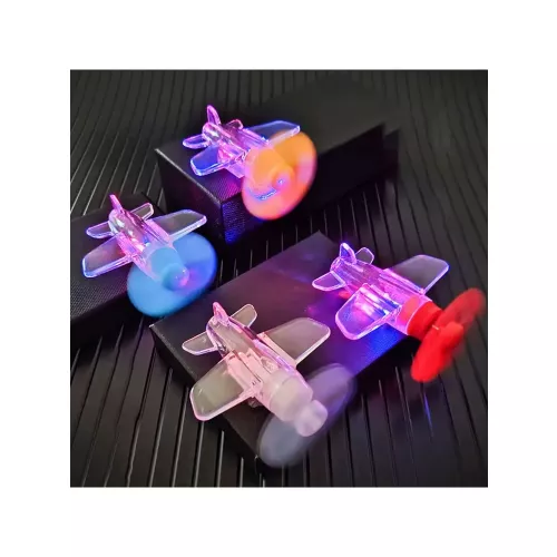 Moto et voiture électrique LED lumières colorées rotatif avion alimenté par le vent avion décor voiture moto vélos vélo décor