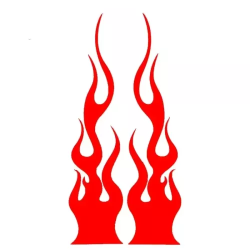 Autocollants pour casque de moto, réservoir de carburant, voiture, Totem modifié, guirlande d'autocollants pour casque de feu