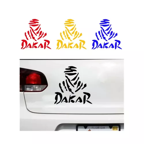Autocollant de moto de voiture DAKAR jeu de rallye carrosserie automobile pare-chocs fenêtres moto ordinateur portable murs vinyle décalcomanies acces