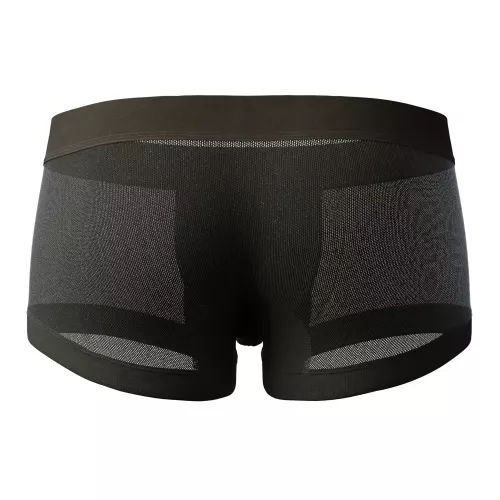 SEOBEAN hommes à la mode glace soie maille semi-transparente en forme de U slips confortable respirant désir sexuel sous-vêtements