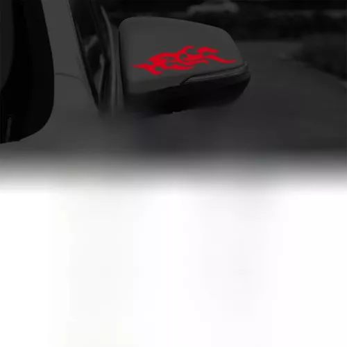 Autocollant de flamme de Moto imperméable, pour voiture, Moto, réservoir de gaz, autocollant de flamme de Fende, assemblage de flamme de 19CM, Totem d