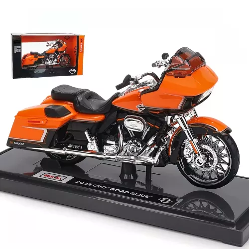 Maisto 1:18 Harley-Davidson moto 2022 CVO Road Glide 2023 Heritage classique alliage moto modèle jouet voiture Collection