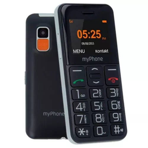 Téléphone mobile myPhone Halo Easy 2G 4MB 1.7″ Noir Gris
