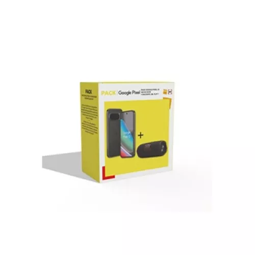 Smartphone Google Pack Pixel 10 6,3″ 5G Double SIM 128 Go Noir + Enceinte JBL Flip 7 Noir
