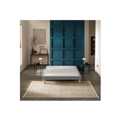 Sommier 120 x 190 cm trame gris clair - Bultex sommier mediano