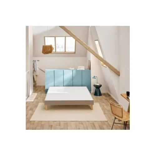 Sommier 140 x 200 cm enduit moka - Bultex sommier vigoroso