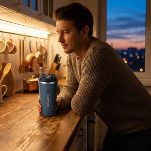 Mug isotherme | Thermo Elite, Bleu / 510ml