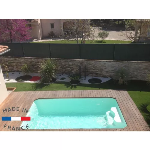 Piscine polyester La plagne de 5.00X2.60X1.50M + Filtration en kit