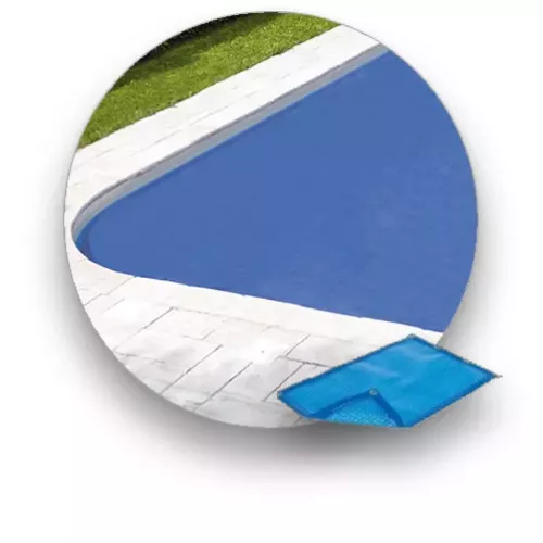 Bâche à bulle 400 µ Bleu Concerto 3.7 x 7.5 m pour Coque Excel BD4C