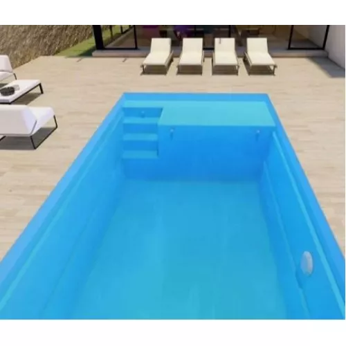 Piscine coque Olympie + Luxe + Box palette