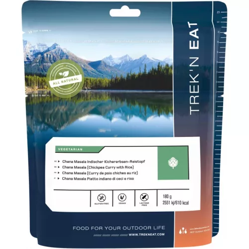Repas lyophilisé Trek'n Eat Chana Masala (Curry de pois chiches au riz)