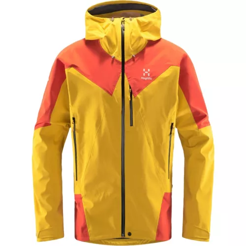 Veste Haglöfs L.I.M TOURING PROOF Pumpkin Yellow / Haban