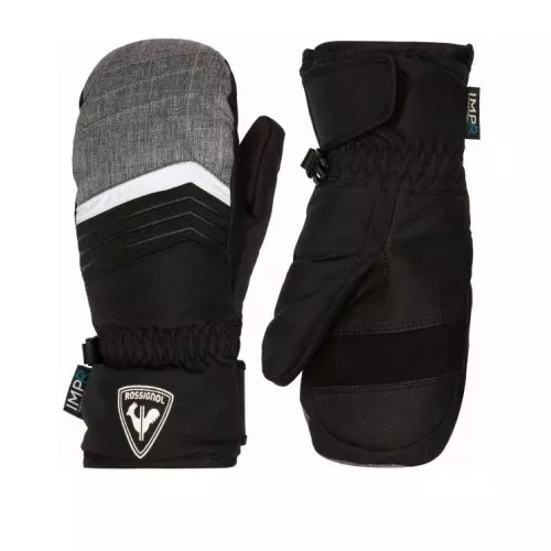 Moufles de ski Rossignol JR TECH IMPR M heather grey