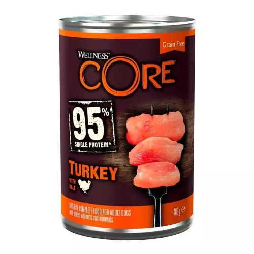 Wellness Core Pâtée 95% chien dinde 6 x 400 g