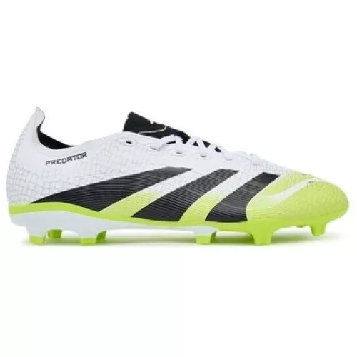 Adidas Chaussure Predator League Terrain souple / multi-surfaces Cloud White / Core Black / Lucid Lemon Unisexe 46