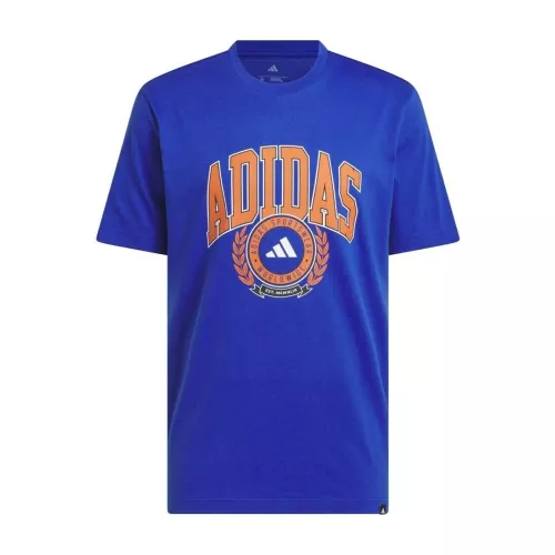 Adidas T-shirt Varsity Crest Graphic Hommes Royal Blue S