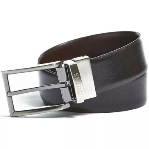 Guess  Ceinture Homme en Cuir BM7115 Noir  Ceinture (hommes)