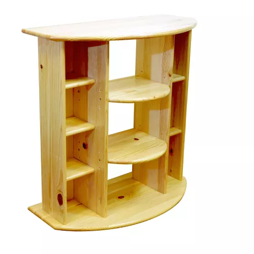 Meuble hifi bois massif - Vernis Naturel