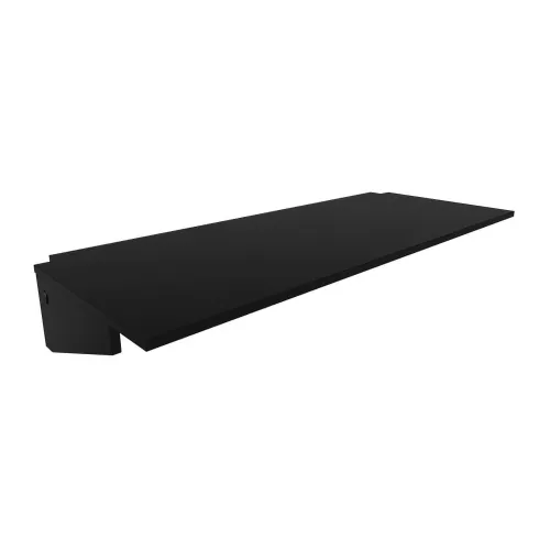 Bureau tablette 160cm en bois pour lit mezzanine - Noir