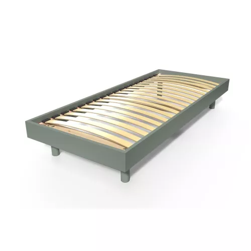 Sommier à lattes 80x190 bois Kit Noé - Gris