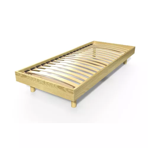 Sommier à lattes 80x190 bois Kit Noé - Miel
