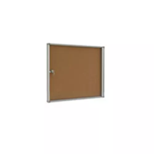 Vitrines d'affichage intrieur 1  12 feuilles A4 extra-plates fond lige ou mtal laqu blanc - Mettez vos informations essentielles  l'abri et bien en vu