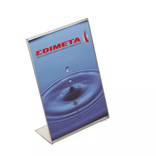 Porte-visuels inclins bureau, table ou comptoirs - Captez l'attention sur votre comptoir avec nos portes-visuel inclins, idal pour mettre en avant vos