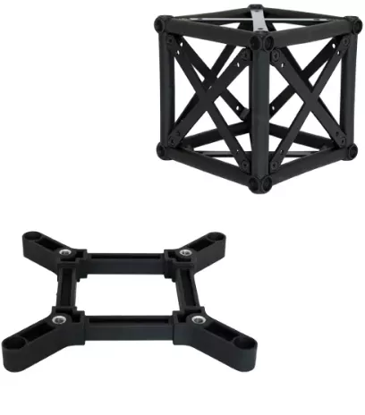 Connecteurs et Cubes pour ExpoStand - abs composite et renforc aluminium - Composez votre structure selon vos envies et vos besoins !