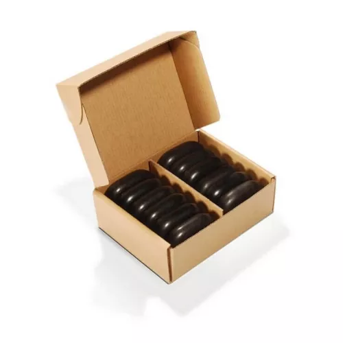 Coffret de 12 pierres de massage ovales