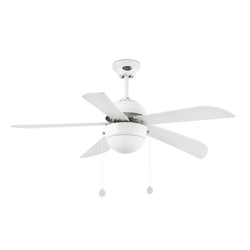 Ventilateur de plafond classique blanc 107 cm avec lampe FARO VENETO 33318