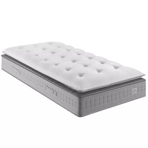 Matelas simmons sw5 ressorts ensachés + surmatelas 90x190