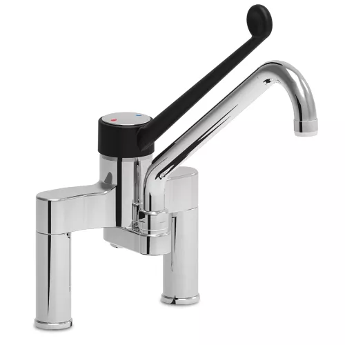 Valve double entrée, 2 eaux, mélangeur à coude pour robinet 463094