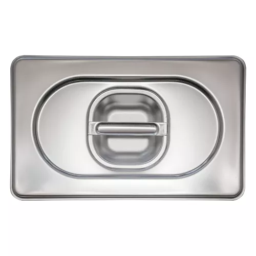 Couvercle inox pour bac gastronorm 1/9 - 176 x108 mm