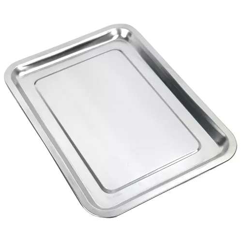 Plateau de présentation inox 495x345x15 mm