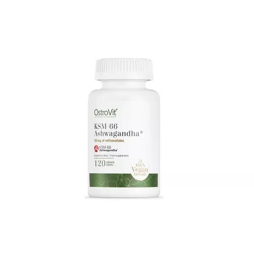 Ashwagandha - Ostrovit, Ksm-66 Ashwagandha, 120 Cpr
