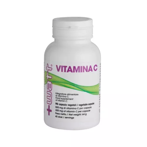 Vitamina C - +watt, Vitamina C, 90 Cps