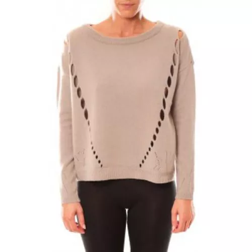 Vero Moda  Maglione Parma New LS Oversize Blouse 10119636 Écru