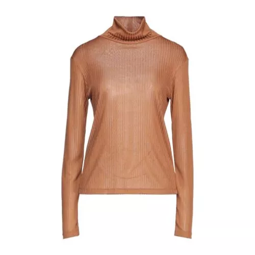 Dondup Donna Cammello Dolcevita Poliestere, Elastan