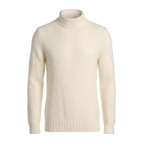 Fedeli 50 Uomo Off white Dolcevita Lana Vergine, Cachemire, Poliammide