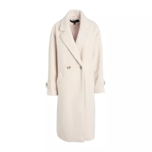 Vero Moda Donna Avorio Cappotto Poliestere