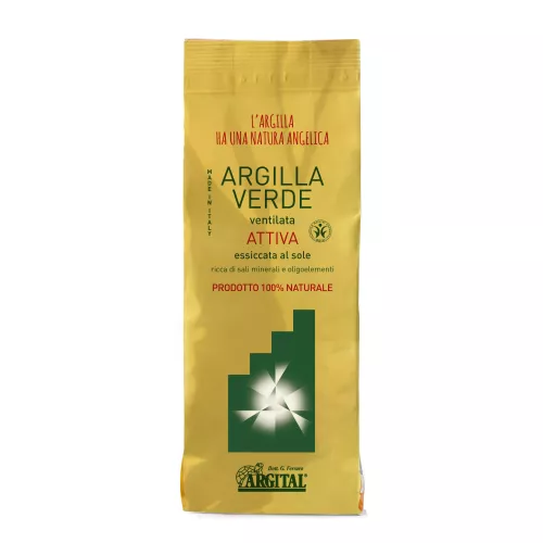 Argilla Ventilata Attiva Essiccata al Sole 100% Naturale 500 gr