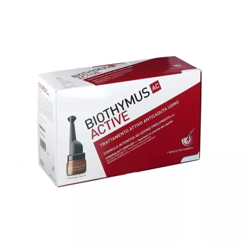 Biothymus AC Active Fiale Uomo Trattamento Anticaduta 10 Fiale