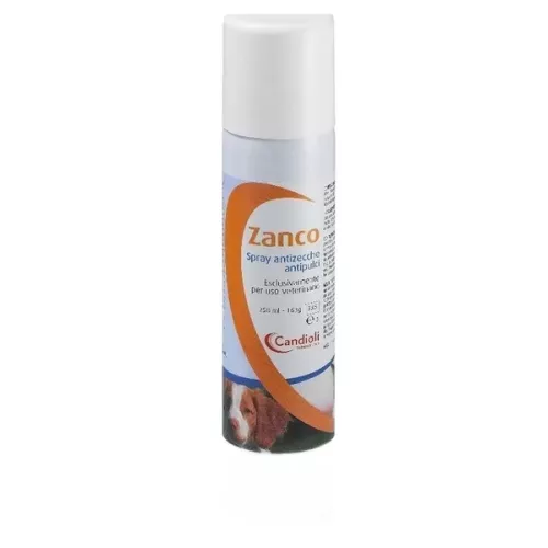 Candioli Zanco Spray Antizecche e Pulci per Cani e Gatti 250 ml