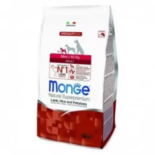 Monge Agnello Riso E Patate Cibo Secco Per Cani Adulti Taglia Piccola Sacco 800G