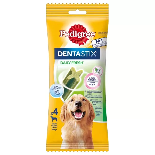 4pz Pedigree Dentastix Fresh snack per cani grandi