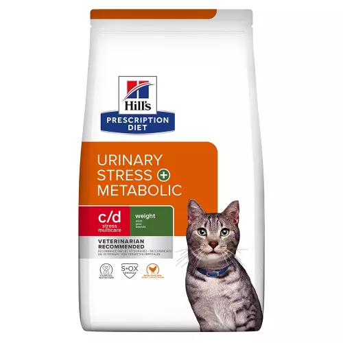 1,5kg Metabolic + Urinary Stress Weight + Urinary Care Hill's Prescription Diet